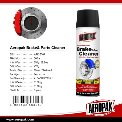 APK 8304 Очиститель тормозной системы AEROPAK,500мл. (24)