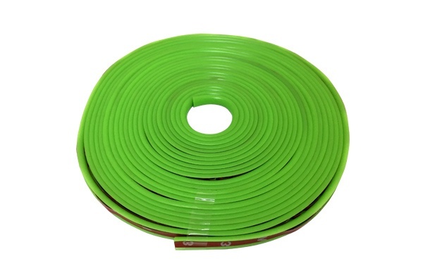 Декоративный обод H-ZS01 на колесный диск,силикон,зеленый (7м)