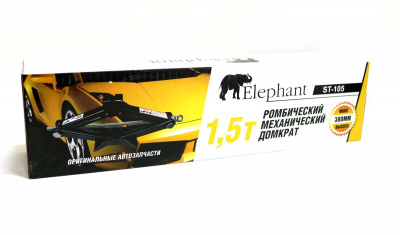 Домкрат ромбический Elephant ST- 105 1.5т макс.380мм (8)
