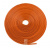 Декоративный обод H-ZS01 на колесный диск,силикон,оранжевый (7м)