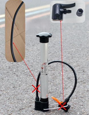 Насос ручной  АС-АL30 "Ромашка" алюминиевый корпус