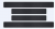 Защитные накладки PH-602 на пороги авто (4шт.) черная кожа